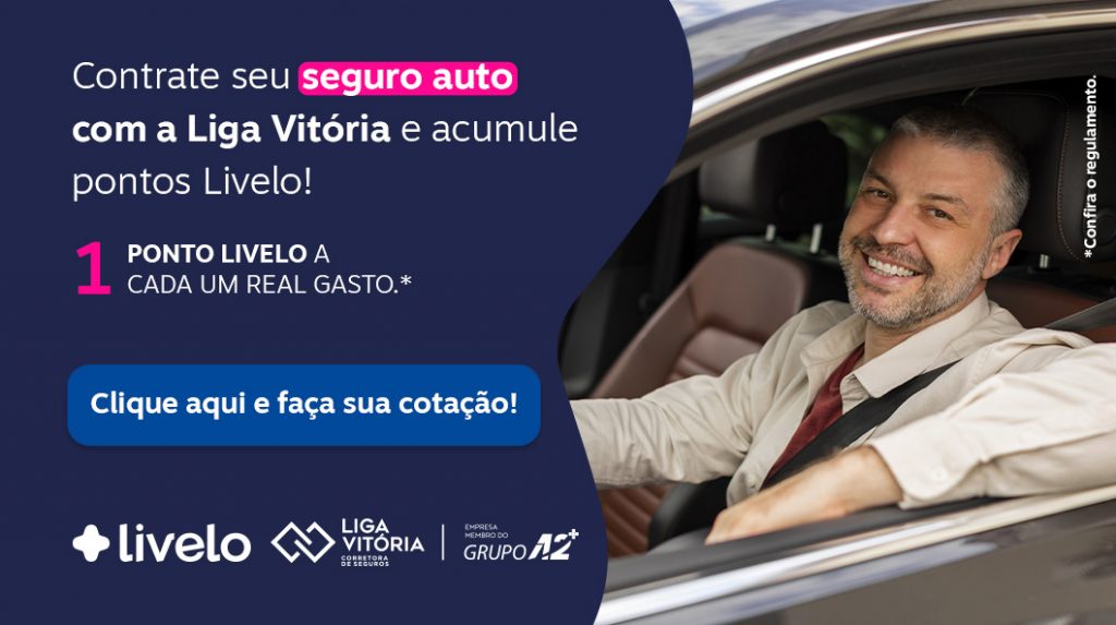 Banner Home - Livelo - Seguro Auto Padrão - Mobile