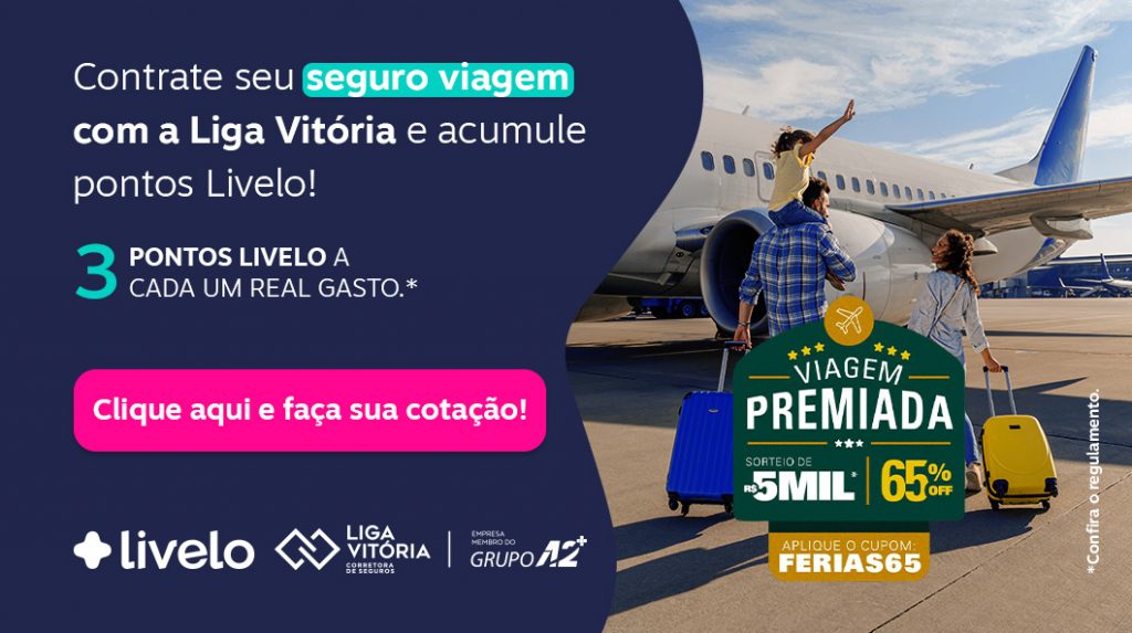 Banner Home - Livelo - Seguro Viagem Padrão - Mobile - Selo